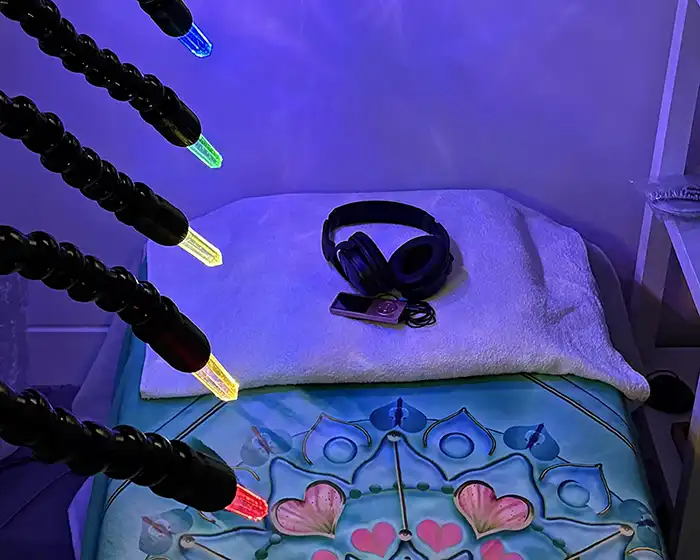 Crystal Light Bed + Sound Freq Healing- thumbnail img