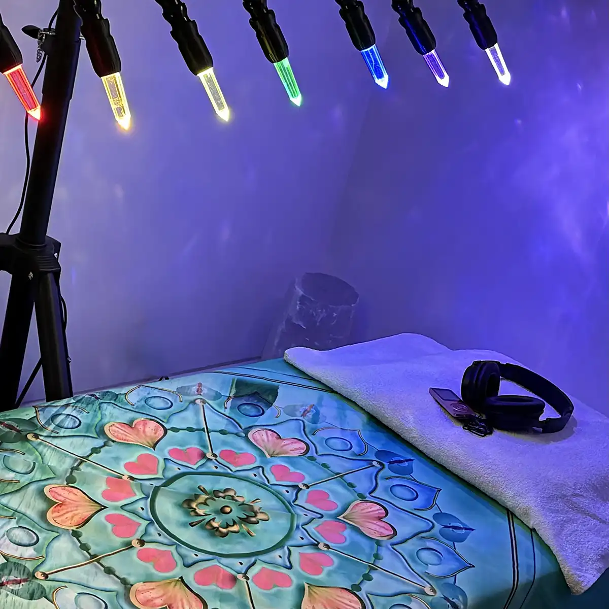 Crystal Light Bed and Sound Frequency Healing
