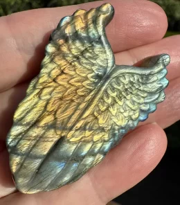 Laboradite angel wings